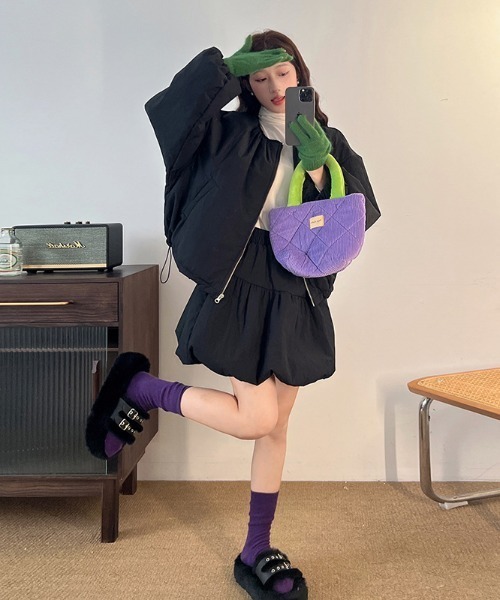 セール】パフジャケット＋バルーンスカートセットアップ（セットアップ