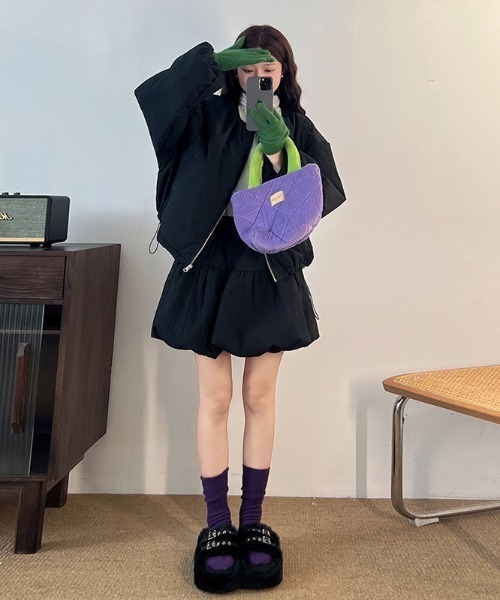 セール】パフジャケット＋バルーンスカートセットアップ（セットアップ