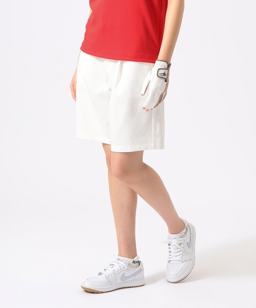 BEAMS GOLF(ビームスゴルフ)の「ORANGE LABEL / ハーフパンツ(吸水速乾・UVカット)(その他パンツ・レディース・ホワイト/ネイビー/ベージュ・LARGE/MEDIUM/SMALL)」の1枚目の写真