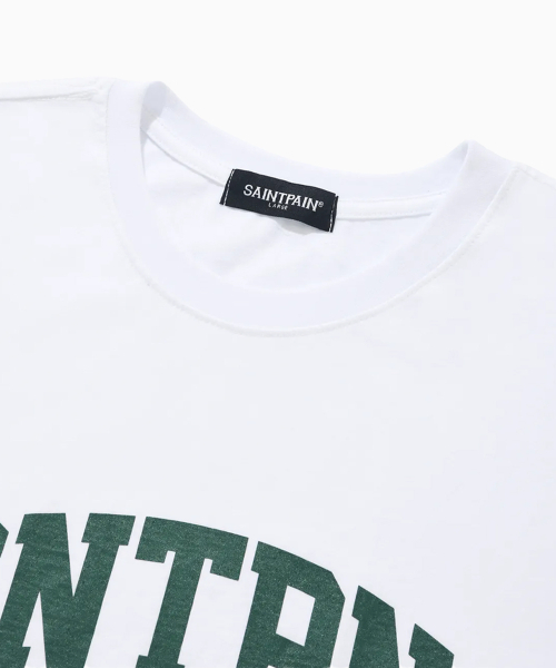 SAINTPAIN（セイントペイン）の「SP SNTPN ロゴ T シャツ - ホワイト（Tシャツ/カットソー・レディース・その他・LARGE/MEDIUM/SMALL/X-LARGE）」の4枚目の写真