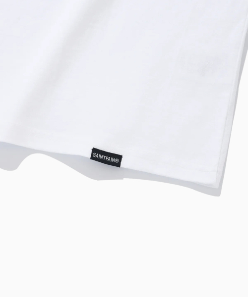 SAINTPAIN（セイントペイン）の「SP SNTPN ロゴ T シャツ - ホワイト（Tシャツ/カットソー・レディース・その他・LARGE/MEDIUM/SMALL/X-LARGE）」の6枚目の写真
