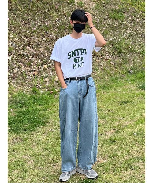 SAINTPAIN（セイントペイン）の「SP SNTPN ロゴ T シャツ - ホワイト（Tシャツ/カットソー・レディース・その他・LARGE/MEDIUM/SMALL/X-LARGE）」の9枚目の写真