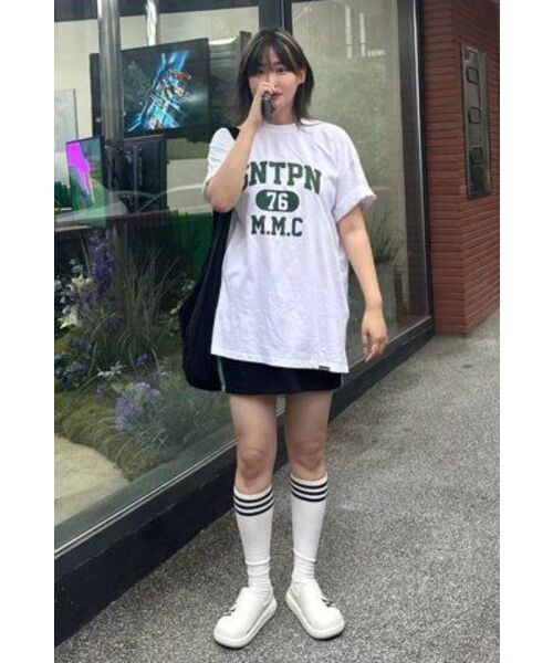 SAINTPAIN（セイントペイン）の「SP SNTPN ロゴ T シャツ - ホワイト（Tシャツ/カットソー・レディース・その他・LARGE/MEDIUM/SMALL/X-LARGE）」の17枚目の写真