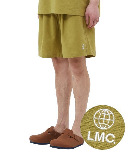 LMCの「GLOBE LINEN SHORTS olive(その他パンツ・レディース・その他・MEDIUM/SMALL/LARGE)」の1枚目の写真