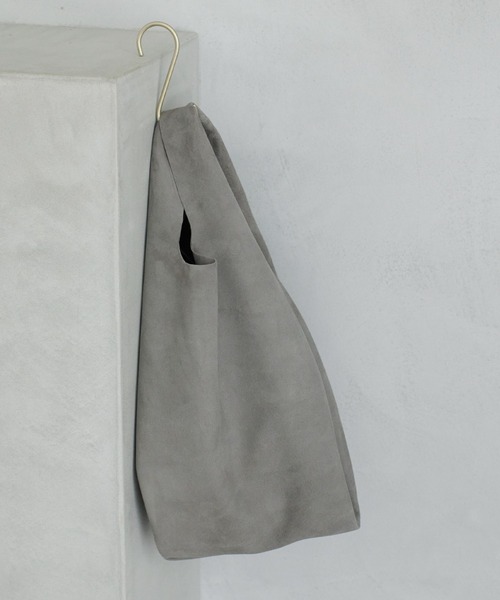 STANDARD SUPPLY(スタンダードサプライ)の「スタンダードサプライ / SHEEP SUEDE シープスエード / MINI BAG ミニバッグ(トートバッグ・レディース・グレー/スモークピンク/ブラウン/ライム/ベージュ/ミント・FREE)」の2枚目の写真
