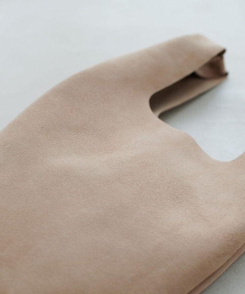STANDARD SUPPLY(スタンダードサプライ)の「スタンダードサプライ / SHEEP SUEDE シープスエード / MINI BAG ミニバッグ(トートバッグ・レディース・グレー/スモークピンク/ブラウン/ライム/ベージュ/ミント・FREE)」の16枚目の写真
