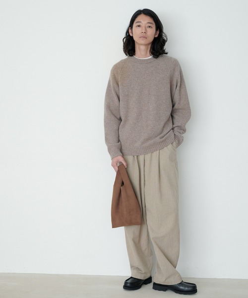 STANDARD SUPPLY(スタンダードサプライ)の「スタンダードサプライ / SHEEP SUEDE シープスエード / MINI BAG ミニバッグ(トートバッグ・レディース・グレー/スモークピンク/ブラウン/ライム/ベージュ/ミント・FREE)」の15枚目の写真