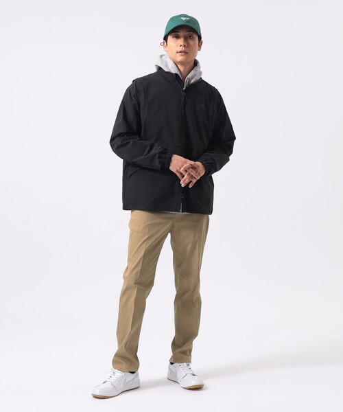 BEAMS GOLF(ビームスゴルフ)の「ORANGE LABEL / 2WAY ストレッチ リップストップブルゾン(ブルゾン・メンズ・ベージュ/ブラック・MEDIUM/LARGE/X-LARGE/SMALL)」の3枚目の写真