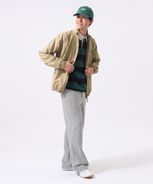 BEAMS GOLF(ビームスゴルフ)の「ORANGE LABEL / 2WAY ストレッチ リップストップブルゾン(ブルゾン・メンズ・ベージュ/ブラック・MEDIUM/LARGE/X-LARGE/SMALL)」の7枚目の写真