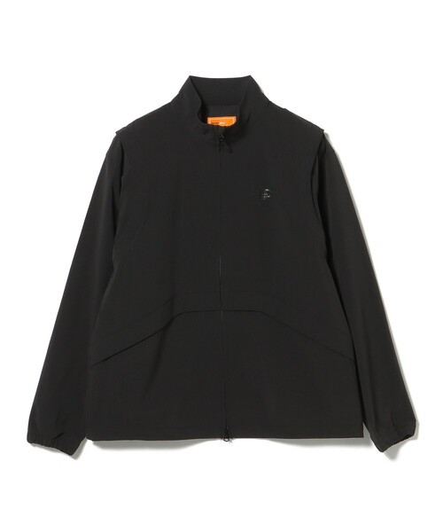 BEAMS GOLF(ビームスゴルフ)の「ORANGE LABEL / 2WAY ストレッチ リップストップブルゾン(ブルゾン・メンズ・ベージュ/ブラック・MEDIUM/LARGE/X-LARGE/SMALL)」の12枚目の写真