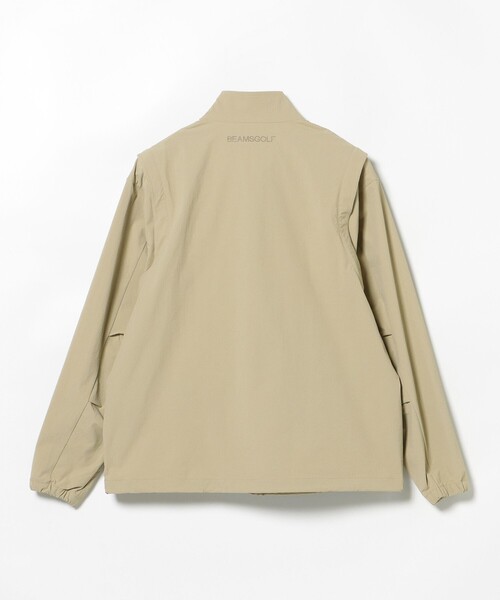 BEAMS GOLF(ビームスゴルフ)の「ORANGE LABEL / 2WAY ストレッチ リップストップブルゾン(ブルゾン・メンズ・ベージュ/ブラック・MEDIUM/LARGE/X-LARGE/SMALL)」の21枚目の写真