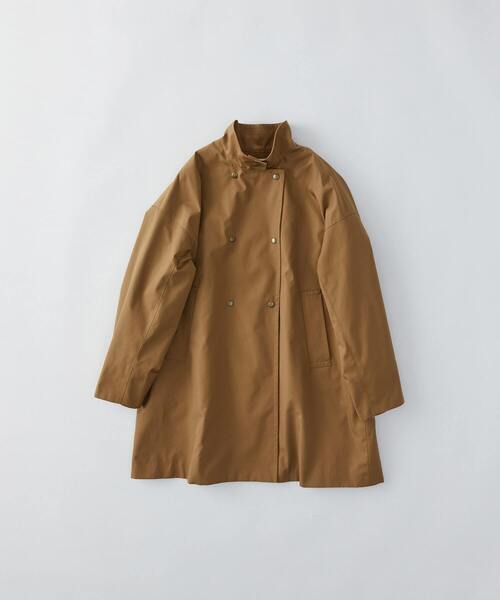 conges payes ADIEU TRISTESSE（コンジェ ペイエ アデュートリステス）の「ライナー付きスタンドカラーコート（その他アウター・レディース・ブラック/ベージュ・38）」の2枚目の写真