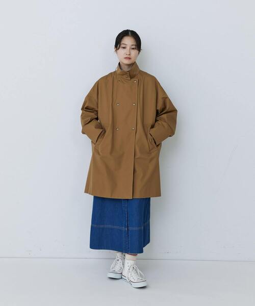 conges payes ADIEU TRISTESSE（コンジェ ペイエ アデュートリステス）の「ライナー付きスタンドカラーコート（その他アウター・レディース・ブラック/ベージュ・38）」の14枚目の写真