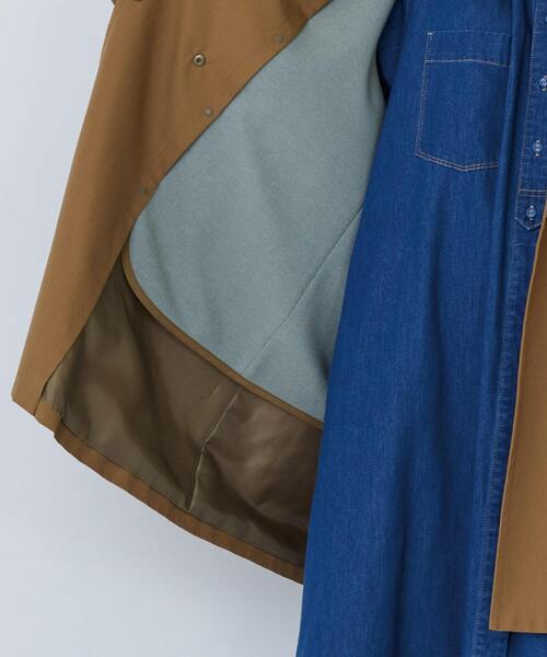 conges payes ADIEU TRISTESSE（コンジェ ペイエ アデュートリステス）の「ライナー付きスタンドカラーコート（その他アウター・レディース・ブラック/ベージュ・38）」の22枚目の写真