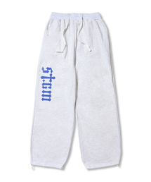 STIGMA（スティグマ）の「STGM Logo Super Wide Jogger Pants White melange（スウェットパンツ）」