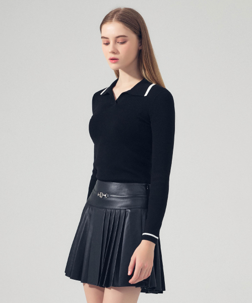 LORDLOAR(ロードロアル)の「フェイクレザー プリーツスカート ブラック(スカート・レディース・その他・SMALL/MEDIUM/X-SMALL)」の6枚目の写真