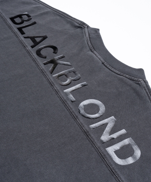 BLACK BLOND(ブラック ブロンド)の「ビビディヒドゥンスローガンピグメント半袖Tシャツ(チャコール)(Tシャツ/カットソー・レディース・その他・MEDIUM/LARGE/X-LARGE)」の8枚目の写真