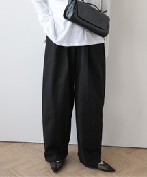 イージーワイドカーブシルエットパンツ