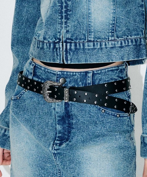 3.3 Field Trip (3.3フィールドトリップ)の「3.3 Field Trip/ウエスタデザインベルト(ベルト・レディース・ブラック/ブラウン・FREE)」の2枚目の写真