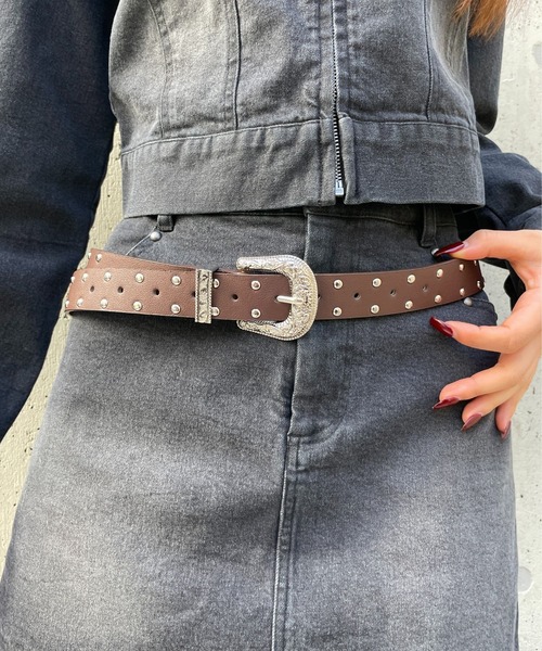 3.3 Field Trip (3.3フィールドトリップ)の「3.3 Field Trip/ウエスタデザインベルト(ベルト・レディース・ブラック/ブラウン・FREE)」の12枚目の写真