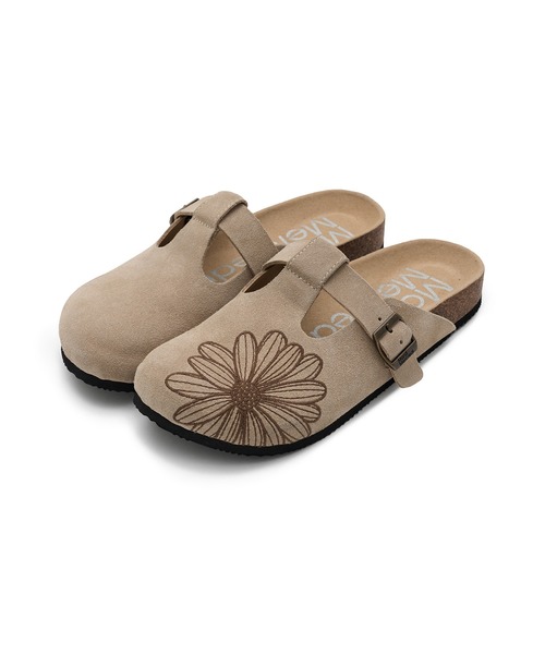 CLASSIQUE T-STRAP SUEDE MULE / クラシック ストラップ スウェード