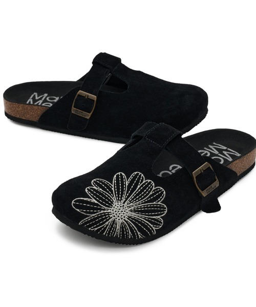 Mardi Mercredi(マルディメクルディ)の「CLASSIQUE T-STRAP SUEDE MULE / クラシック ストラップ スウェード ミュール サンダル(スリッポン・レディース・サンドベージュ/ブラウン/スモークピンク/ブラック/ダークブラウン/ピンク・23cm/24cm/25cm)」の17枚目の写真