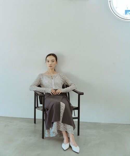 SEASONAL COLLECTION＞2WAY レース ワンピース（ワンピース）｜green
