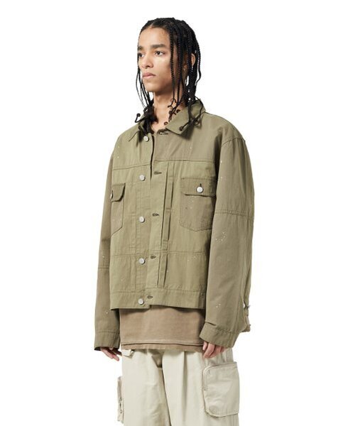 Big Unionの「COLORATION TYPE 2 JACKET / KHAKI(デニムジャケット・レディース・その他・MEDIUM/X-SMALL/LARGE)」の4枚目の写真