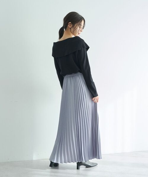 YECCA VECCA（イェッカヴェッカ）の「2wayオフショルカラーカーディガン（カーディガン/ボレロ・レディース・オフホワイト/ブラック/ベージュ/ラベンダー・FREE）」の17枚目の写真