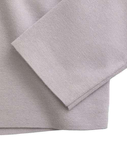 YECCA VECCA（イェッカヴェッカ）の「2wayオフショルカラーカーディガン（カーディガン/ボレロ・レディース・オフホワイト/ブラック/ベージュ/ラベンダー・FREE）」の11枚目の写真