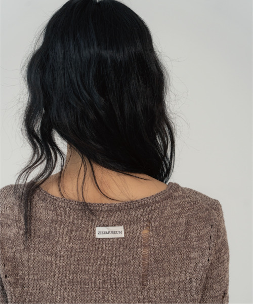 ZIZEMUSEUM(ジゼミュージアム)の「VINTAGE FRINGE KNIT (MOCHA)(ニット/セーター・レディース・その他・OS)」の4枚目の写真
