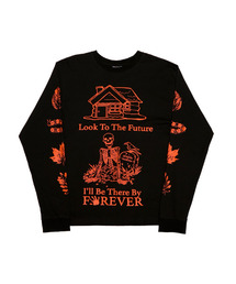 MOSQUITO MURDERERS（モスキートマーダラーズ）の「Look To The Future Ill Be There By FOREVER LONG-SLEEVED - Black（Tシャツ/カットソー）」