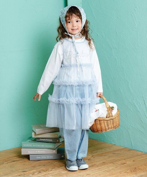 Boribon（ボリボン）の「BoribonTシャツ（Tシャツ/カットソー・キッズ・ピンク/オフホワイト・120/110/100/90/80）」の5枚目の写真