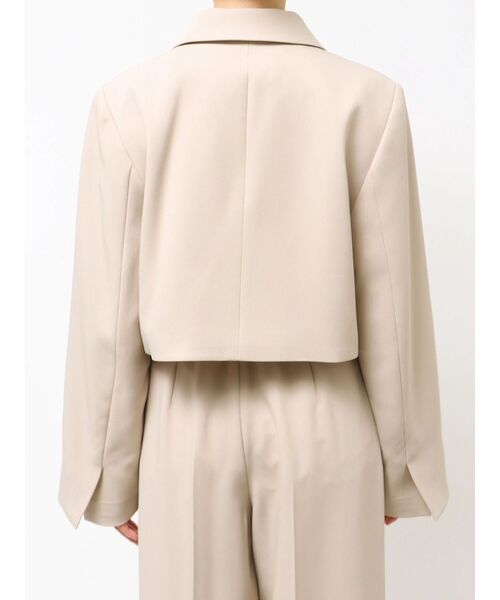 MURUA(ムルーア)の「【セットアップ対応】ショートテーラードジャケット(テーラードジャケット・レディース・ベージュ/ミント/グレー/ブラック・FREE)」の9枚目の写真