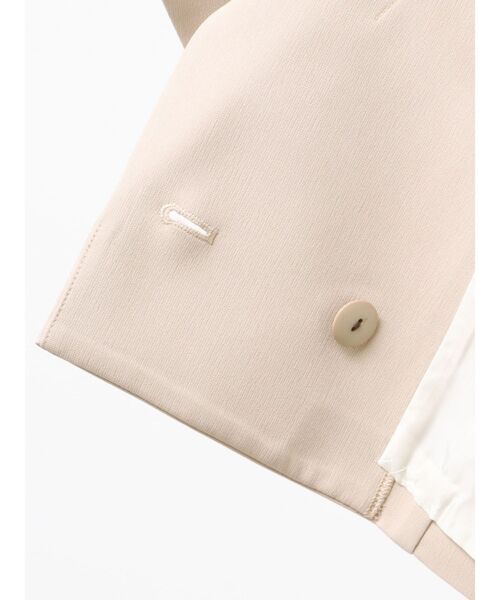 MURUA(ムルーア)の「【セットアップ対応】ショートテーラードジャケット(テーラードジャケット・レディース・ベージュ/ミント/グレー/ブラック・FREE)」の12枚目の写真