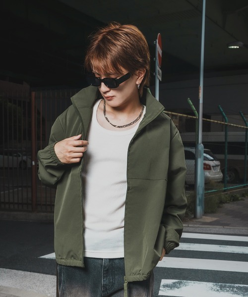 En serio TOKYO(エンソリオトーキョー)の「【SIDEWAYSTANCE】ポリワッシャーブルゾン(ブルゾン・メンズ・ブラック/カーキ・SMALL/MEDIUM/LARGE/X-LARGE)」の7枚目の写真