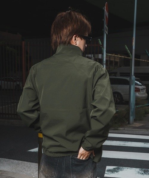 En serio TOKYO(エンソリオトーキョー)の「【SIDEWAYSTANCE】ポリワッシャーブルゾン(ブルゾン・メンズ・ブラック/カーキ・SMALL/MEDIUM/LARGE/X-LARGE)」の9枚目の写真