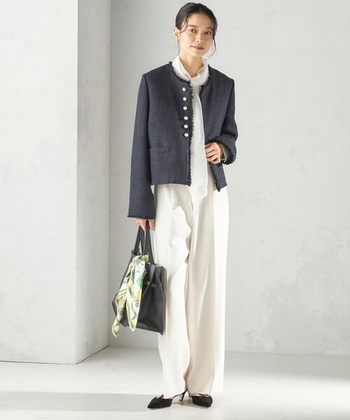 VIOLAd'ORO（ヴィオラドーロ）の「VIOLAd’ORO:A4 金具付き トート（トートバッグ・レディース・キャメル/ブラック・ONE SIZE）」の3枚目の写真