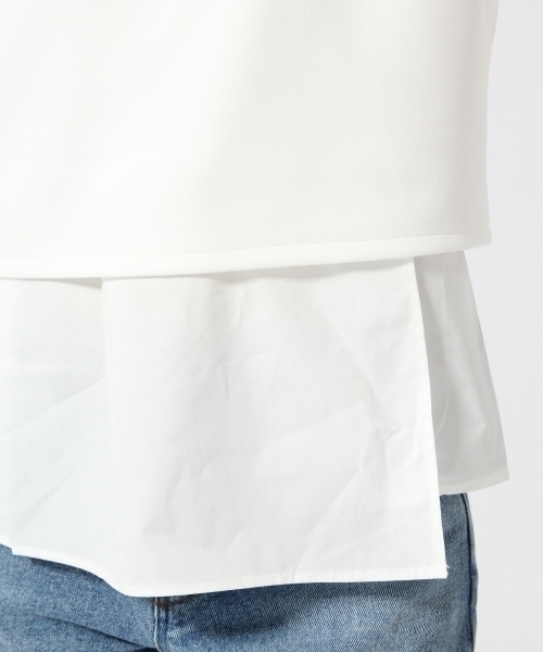 HARE（ハレ）の「2PSETフハクポンチプルオーバー(HARE)（Tシャツ/カットソー・レディース・オフホワイト/ブラック・FREE）」の11枚目の写真