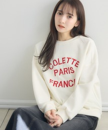RU.TI.LE（ルチル）の「【RU.TI.LE】ロゴ刺繍スウェットプルオーバー（スウェット）」