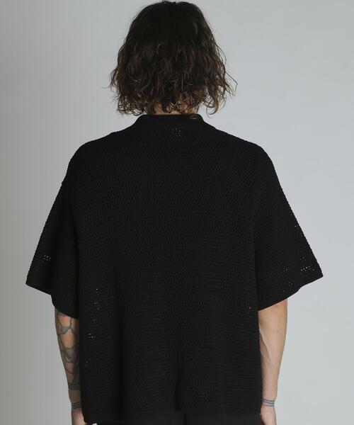 Schott(ショット)の「Schott/ショット/B.S. KNIT SHIRT/ブラックシープ ニットシャツ(シャツ/ブラウス・メンズ・ブラック・XL/L/M)」の6枚目の写真