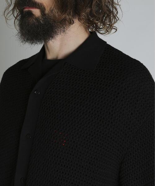 Schott(ショット)の「Schott/ショット/B.S. KNIT SHIRT/ブラックシープ ニットシャツ(シャツ/ブラウス・メンズ・ブラック・XL/L/M)」の8枚目の写真