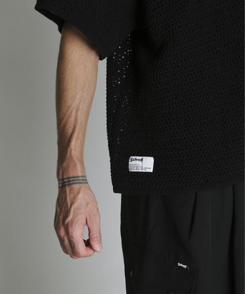 Schott(ショット)の「Schott/ショット/B.S. KNIT SHIRT/ブラックシープ ニットシャツ(シャツ/ブラウス・メンズ・ブラック・XL/L/M)」の10枚目の写真