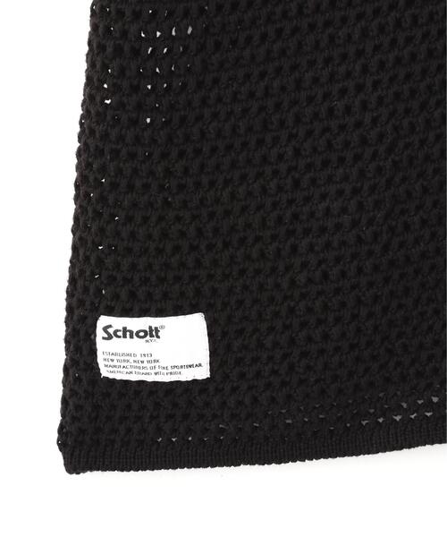 Schott(ショット)の「Schott/ショット/B.S. KNIT SHIRT/ブラックシープ ニットシャツ(シャツ/ブラウス・メンズ・ブラック・XL/L/M)」の16枚目の写真