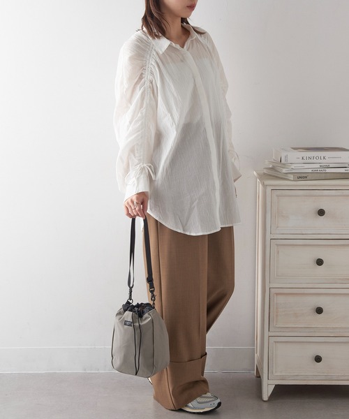STANDARD SUPPLY(スタンダードサプライ)の「【STANDARD SUPPLY】CHALK SHOULDER/チョークショルダー/バッグ(ショルダーバッグ・メンズ・グレー/ブラック/ベージュ・FREE)」の20枚目の写真