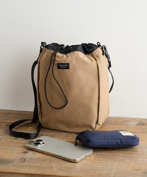 STANDARD SUPPLY(スタンダードサプライ)の「【STANDARD SUPPLY】CHALK SHOULDER/チョークショルダー/バッグ(ショルダーバッグ・メンズ・グレー/ブラック/ベージュ・FREE)」の6枚目の写真