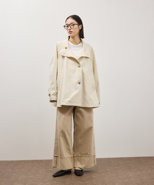 ADAM ET ROPE'（アダムエロペ）の「フレアーミドルトレンチコート（トレンチコート・レディース・ベージュ/オフホワイト・FREE）」の16枚目の写真