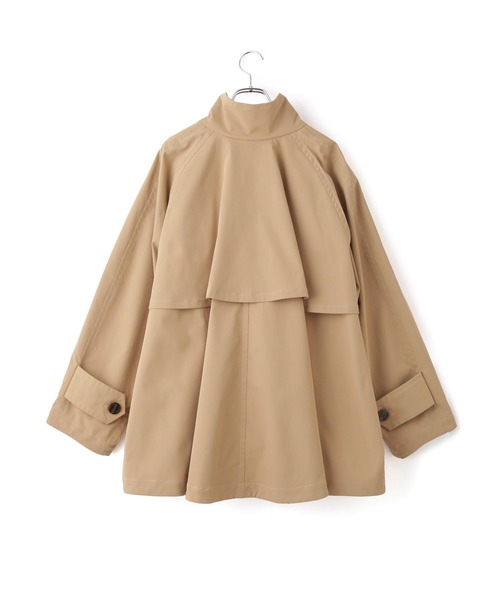 美品　アダムエロペ フレアミドルトレンチコート　25ss ベージュ　完売品 フレアーミドルトレンチコート（トレンチコート）｜ADAM ET ROPE