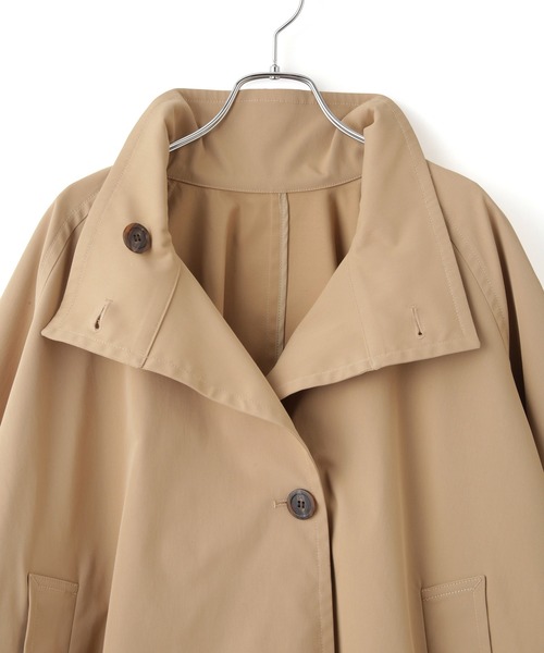 美品　アダムエロペ フレアミドルトレンチコート　25ss ベージュ　完売品 フレアーミドルトレンチコート（トレンチコート）｜ADAM ET ROPE