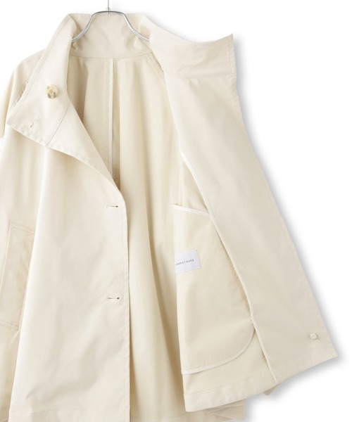 ADAM ET ROPE'（アダムエロペ）の「フレアーミドルトレンチコート（トレンチコート・レディース・ベージュ/オフホワイト・FREE）」の10枚目の写真